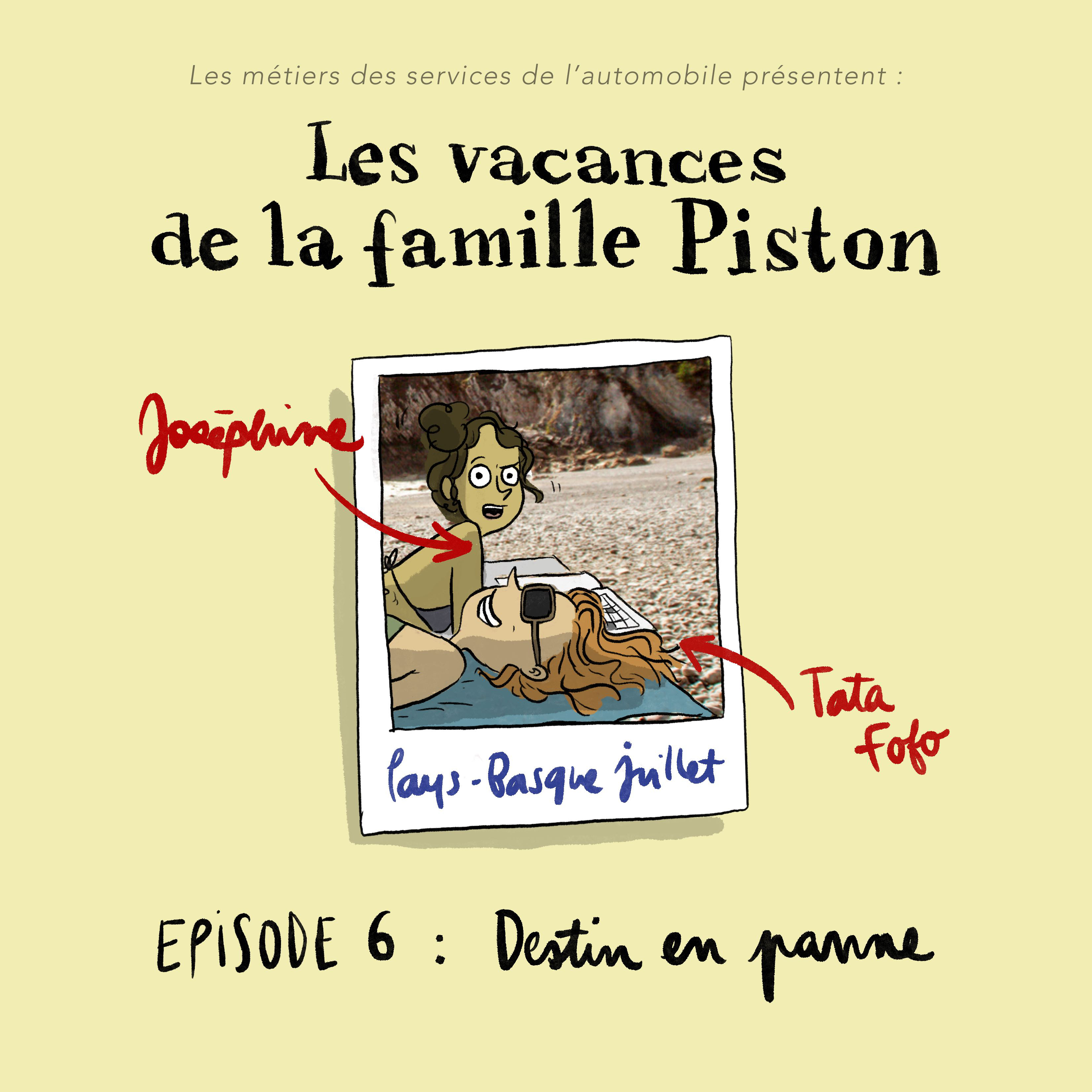 Couverture épisode 6 - Les vacances de la famille Piston