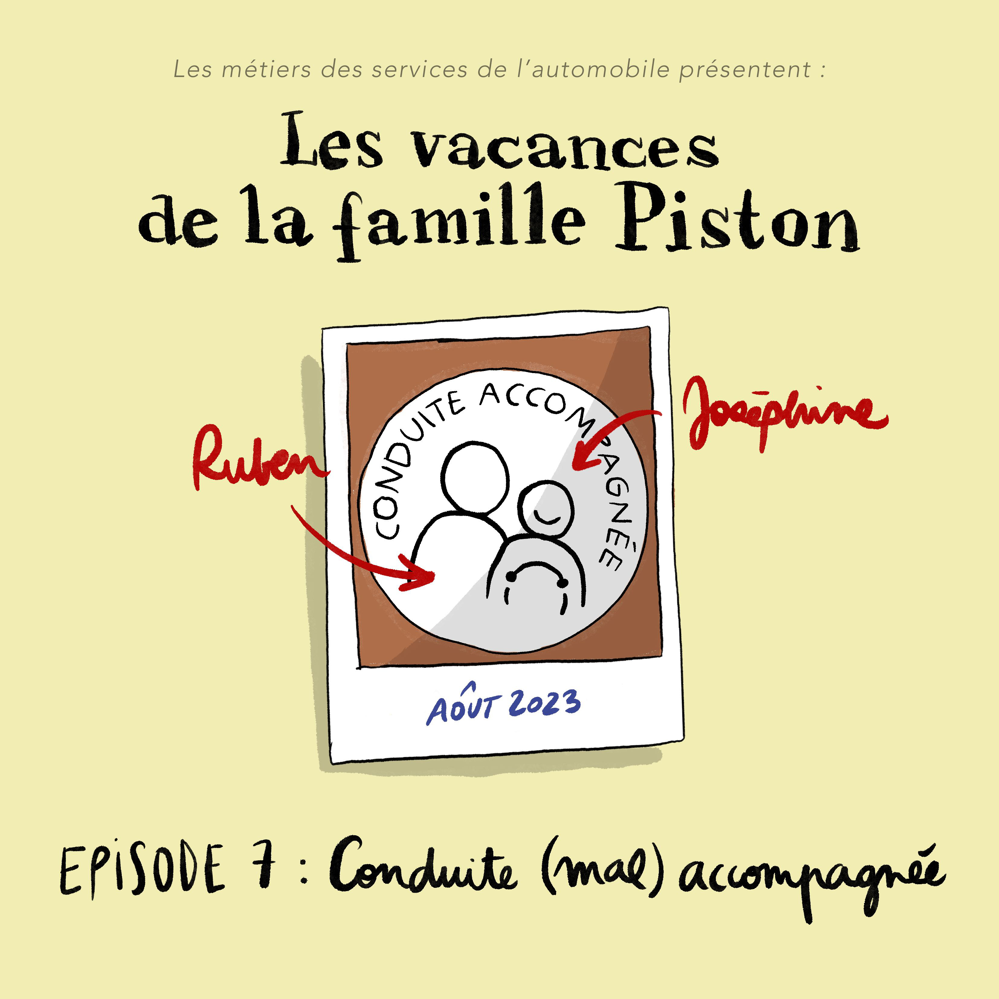 Couverture Episode 7 - Les vacances de la famille Piston