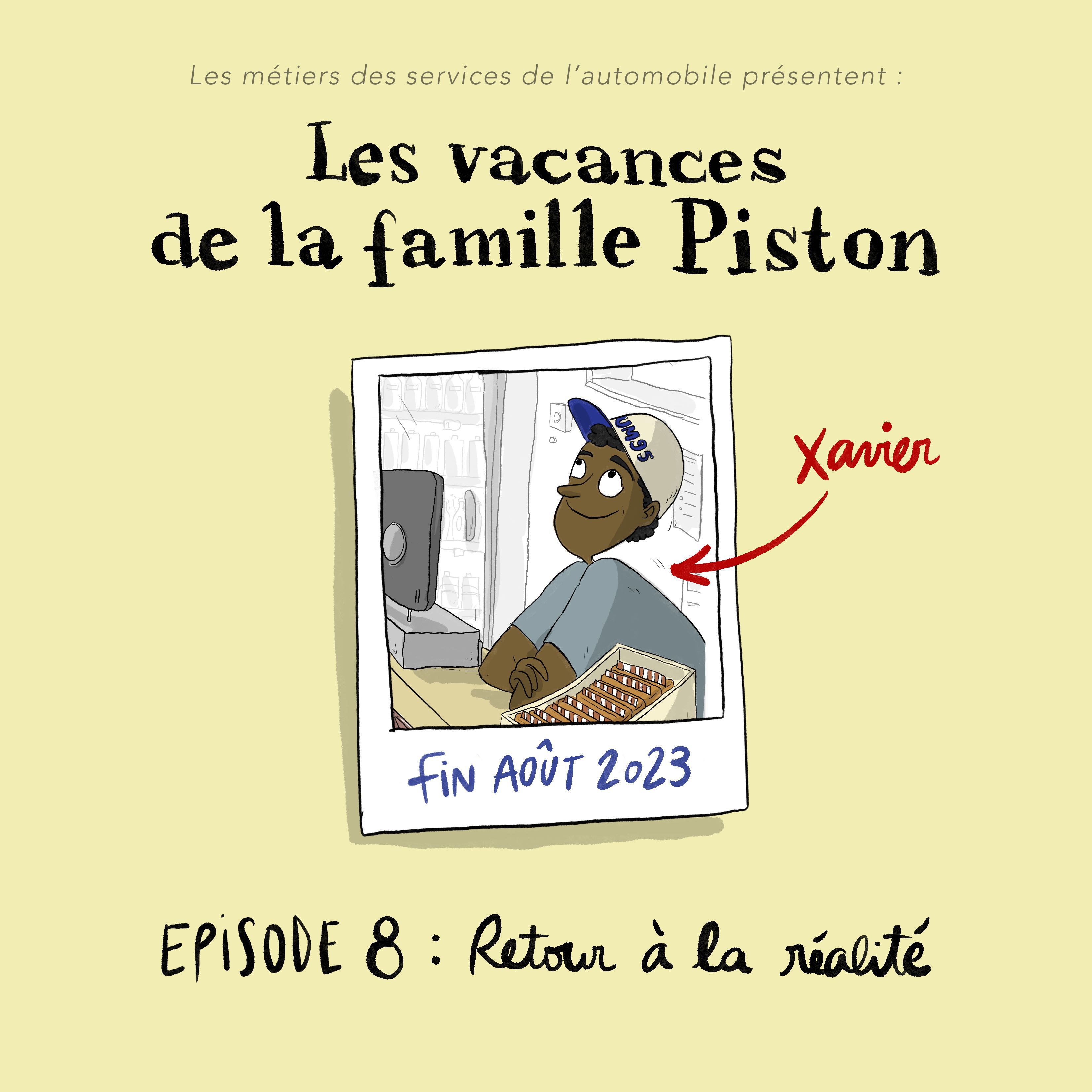 Episode 8 couverture les vacances de la famille Piston