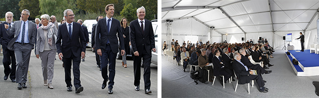 Pose de la première pierre du Campus des services de l’automobile et de la mobilité